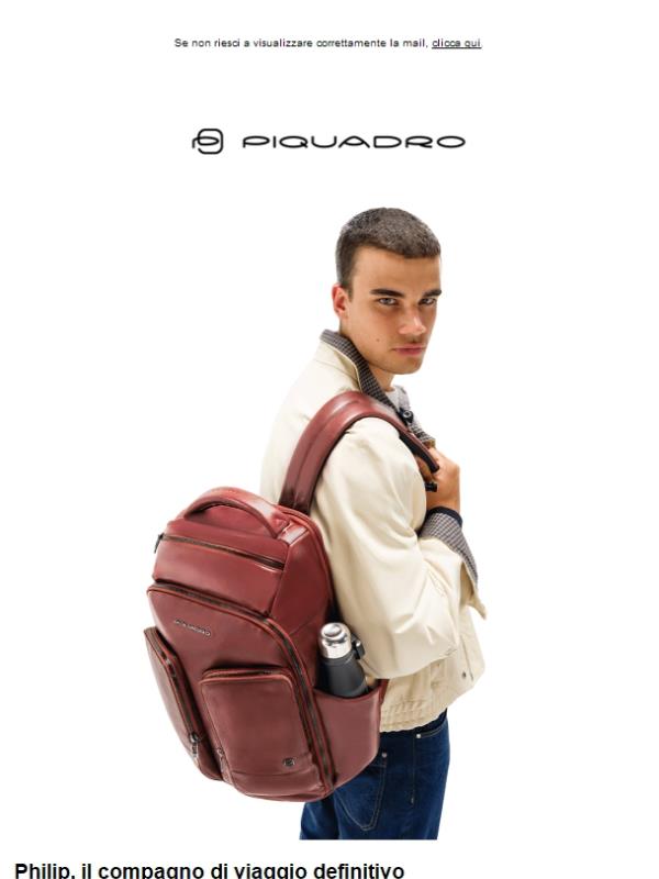 Collezione Philip: lo zaino da viaggio che ridefinisce sicurezza e stile