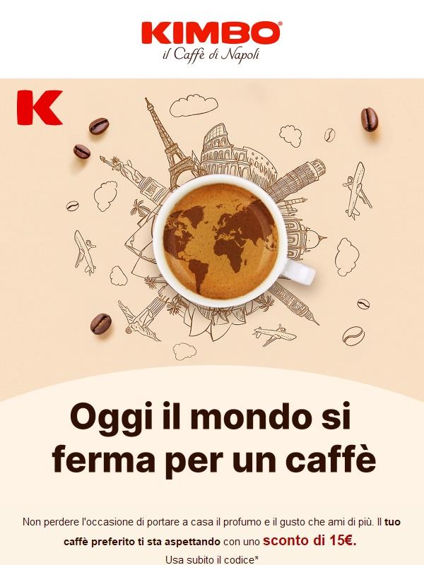 ☕️ Ultima chiamata per festeggiare il Caffè con 15€ di sconto!