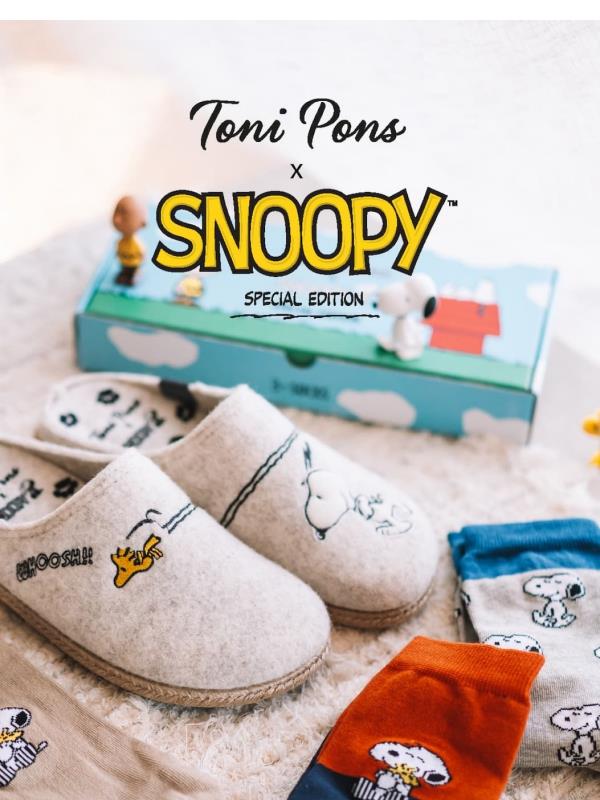 Slippers Toni Pons x Snoopy 🐾