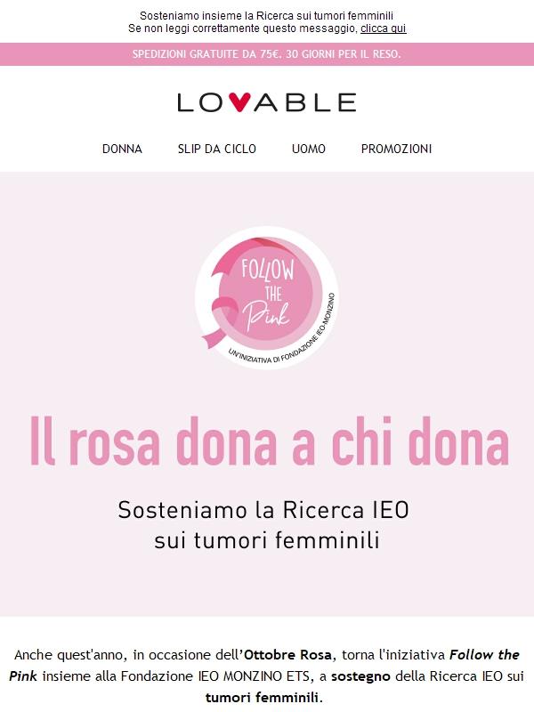 Follow the Pink: il rosa dona a chi dona 💕