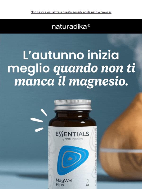 🍁Ottobre + Magnesio -40%* = ✅