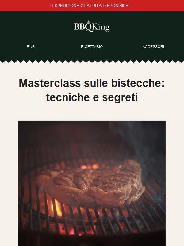 Ultimi posti per la Masterclass sulle Bistecche 🔥