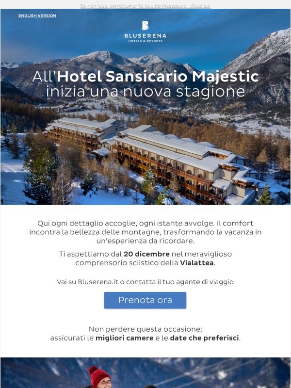 Una nuova stagione: Hotel Sansicario Majestic