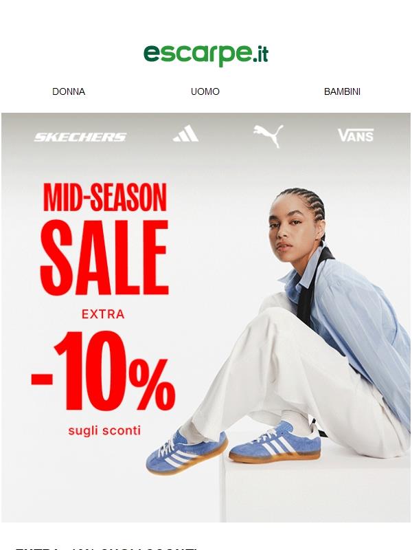 🔴 EXTRA -10% SUGLI SCONTI