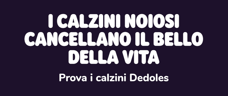  I calzini noiosi cancellano il bello della vita