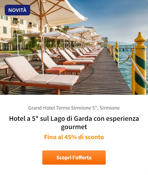 Hotel a 5* sul Lago di Garda con esperienza gourmet