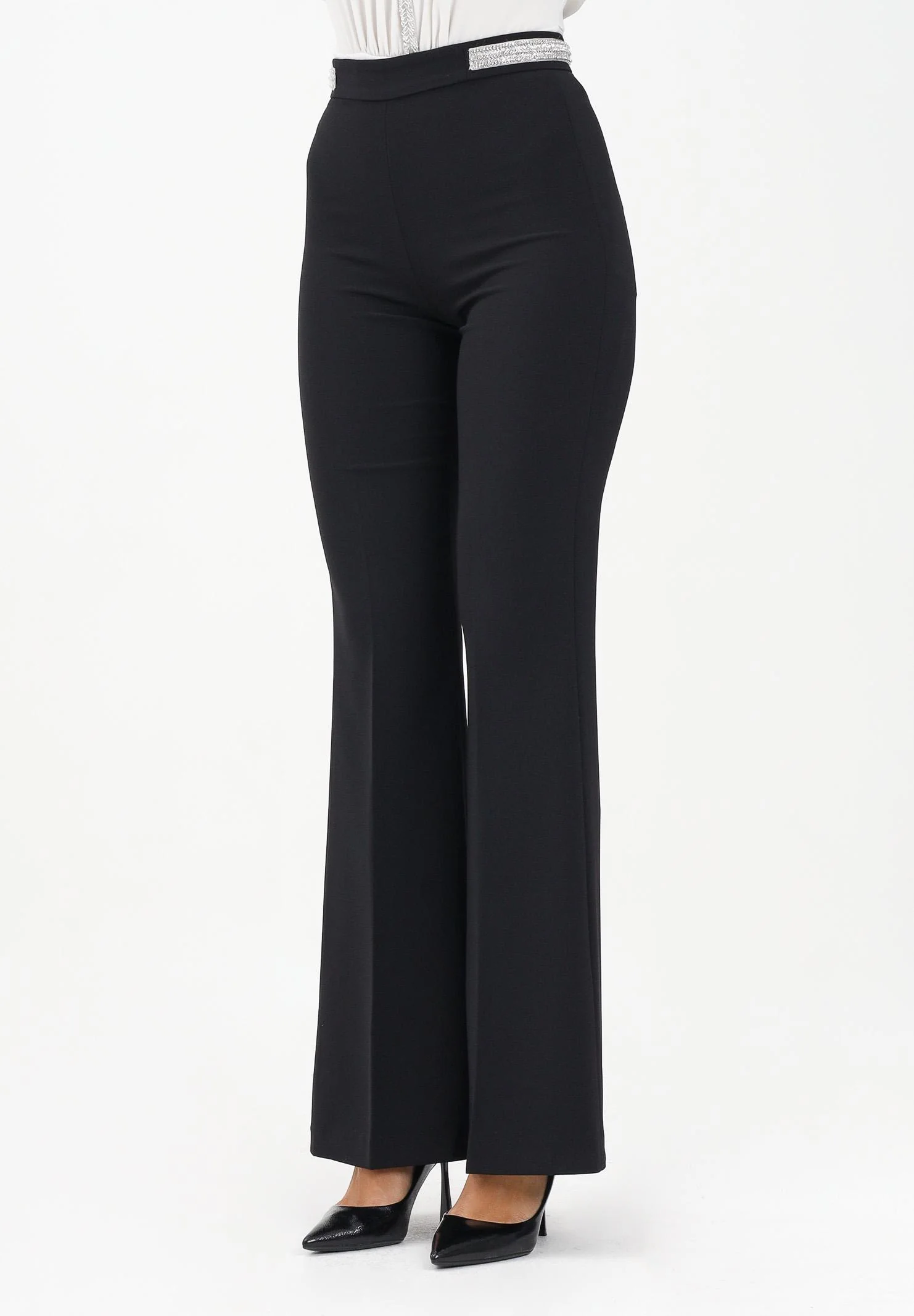 Image of ALMA SANCHEZ Pantalone Pasia nero da donna