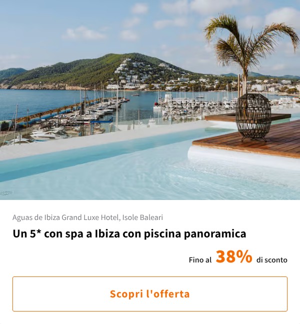 Un 5* con spa a Ibiza con piscina panoramica