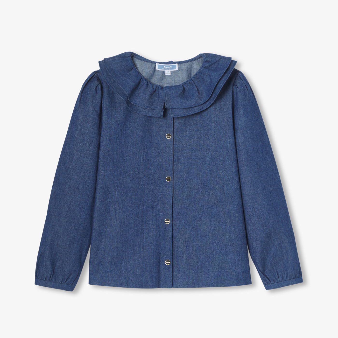 Blusa in jeans leggero bambina 