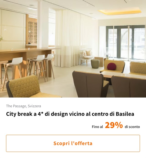 City break a 4* di design vicino al centro di Basilea