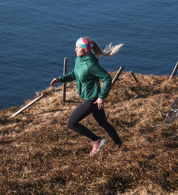 Women's trail running