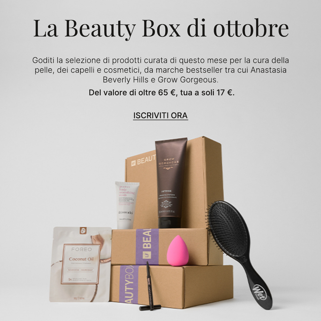 la beauty box di ottobre