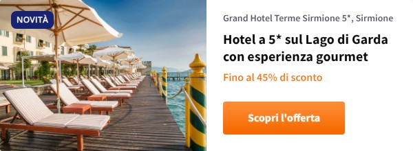 Hotel a 5* sul Lago di Garda con esperienza gourmet