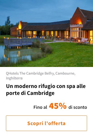 Un moderno rifugio con spa alle porte di Cambridge