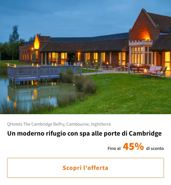Un moderno rifugio con spa alle porte di Cambridge