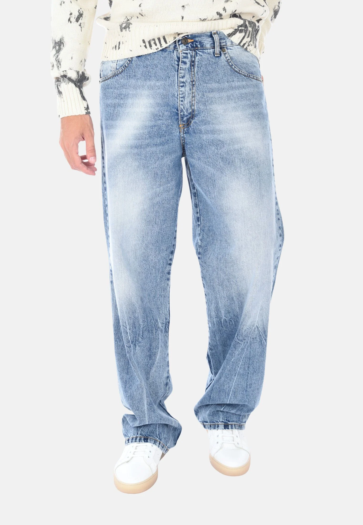 Image of Jeans baggy gamba ampia