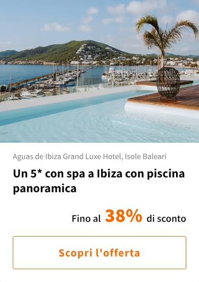 Un 5* con spa a Ibiza con piscina panoramica