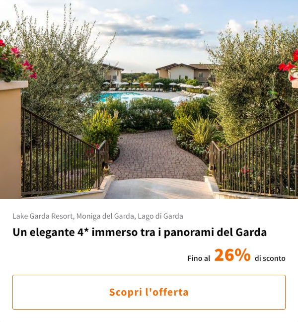 Un elegante 4* immerso tra i panorami del Garda
