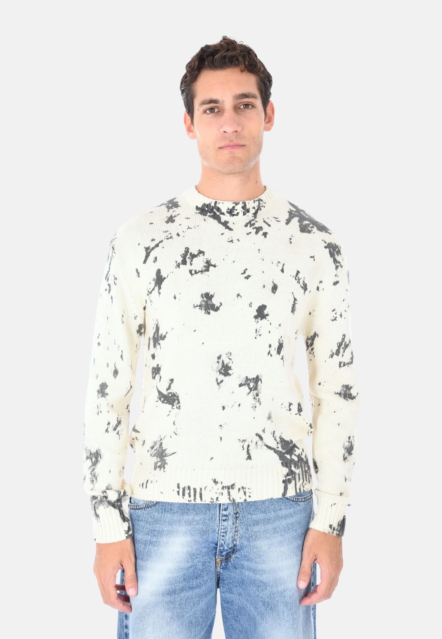 Image of Maglione girocollo tie dye
