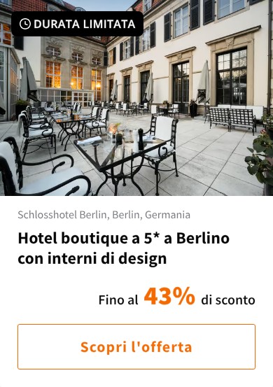 Hotel boutique a 5* a Berlino con interni di design