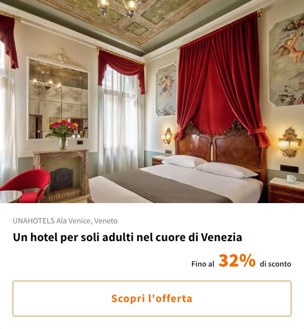 Un hotel per soli adulti nel cuore di Venezia