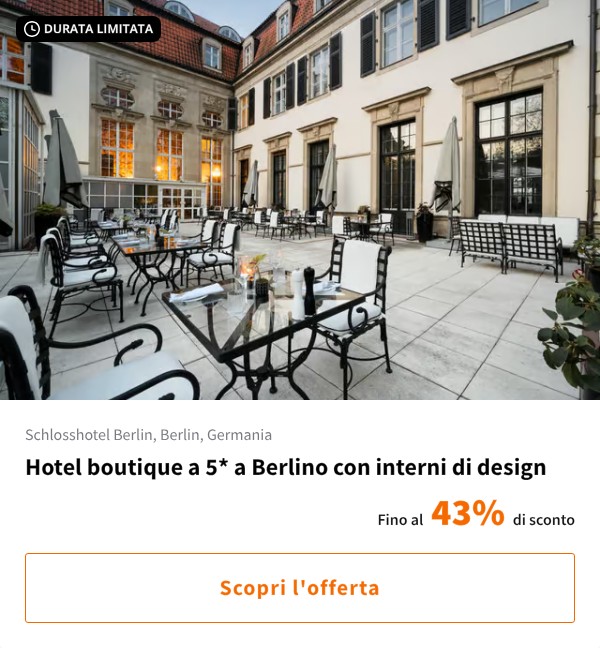 Hotel boutique a 5* a Berlino con interni di design