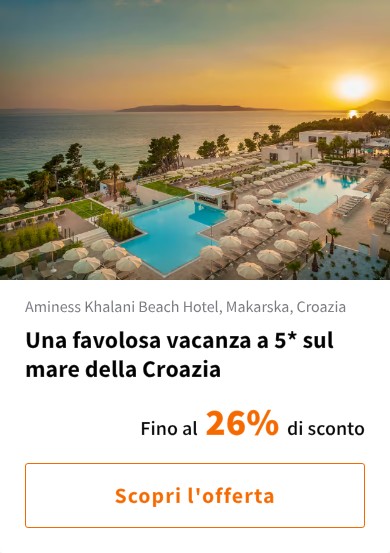Una favolosa vacanza a 5* sul mare della Croazia