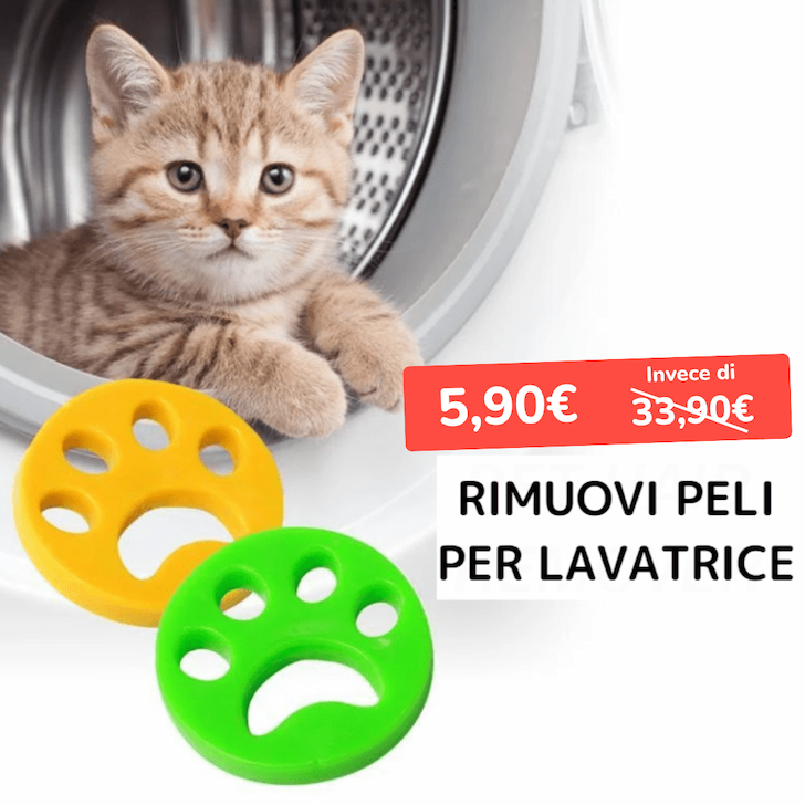 rimuovi pelo 