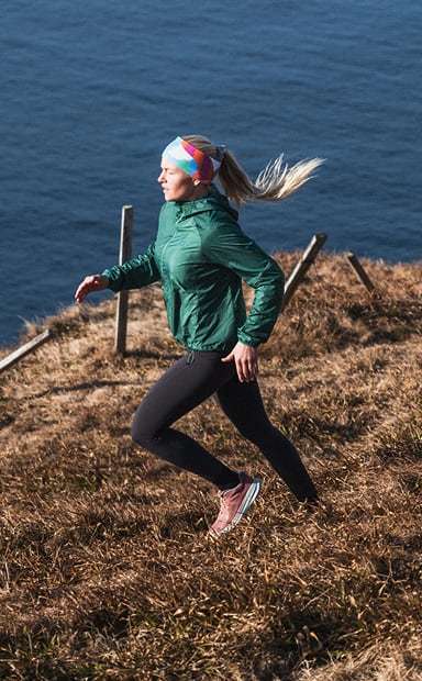 Women's trail running