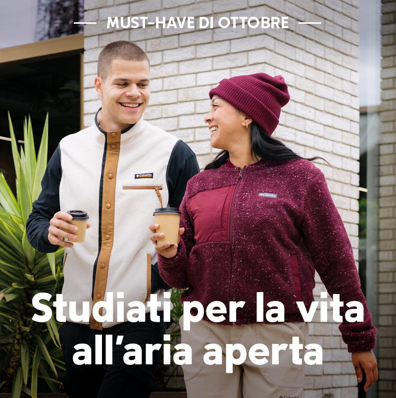 Must-have di ottobre Studiati per la vita all'aria aperta