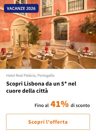 Scopri Lisbona da un 5* nel cuore della città
