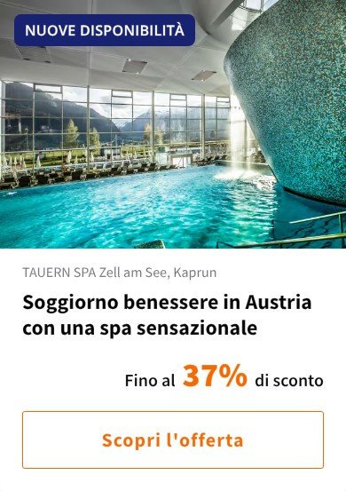 Soggiorno benessere in Austria con una spa sensazionale