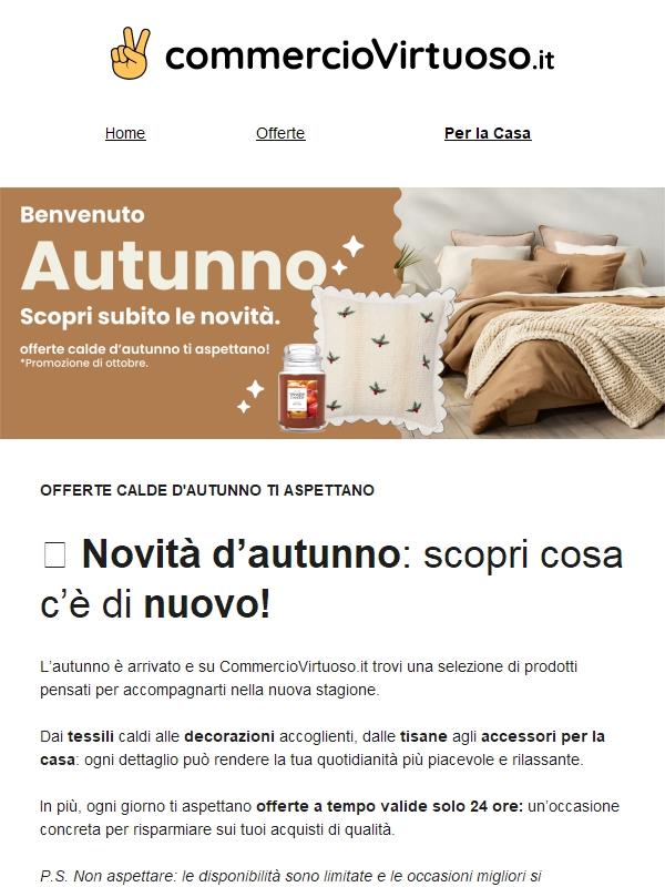 Ottobre: offerte calde d’autunno ti aspettano!🍂