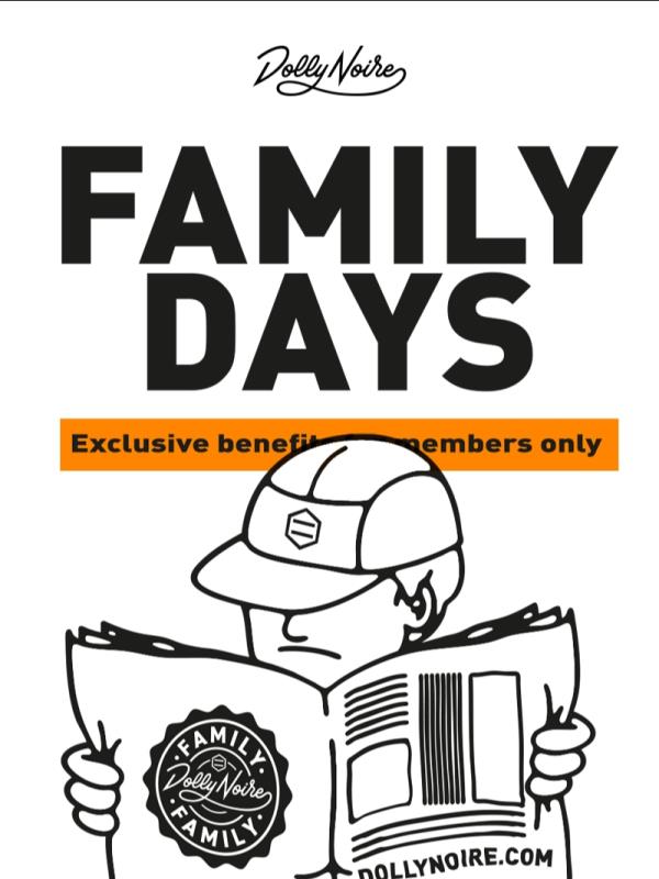 FAMILY DAYS | 2-6 Ottobre