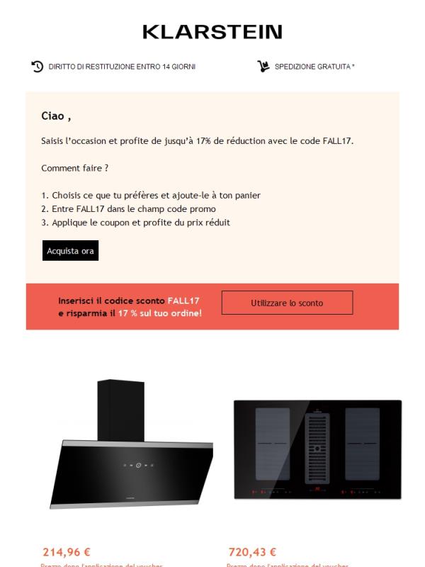 🚨 Saldi: offerte che non si fermano con sconti fino al 17%