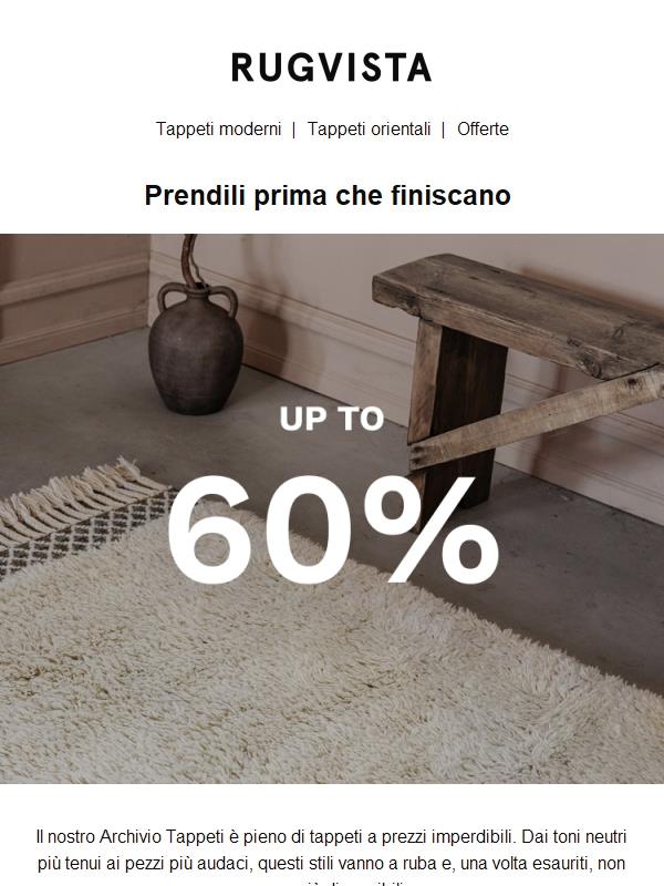 Archivio tappeti - Risparmia fino al 60%