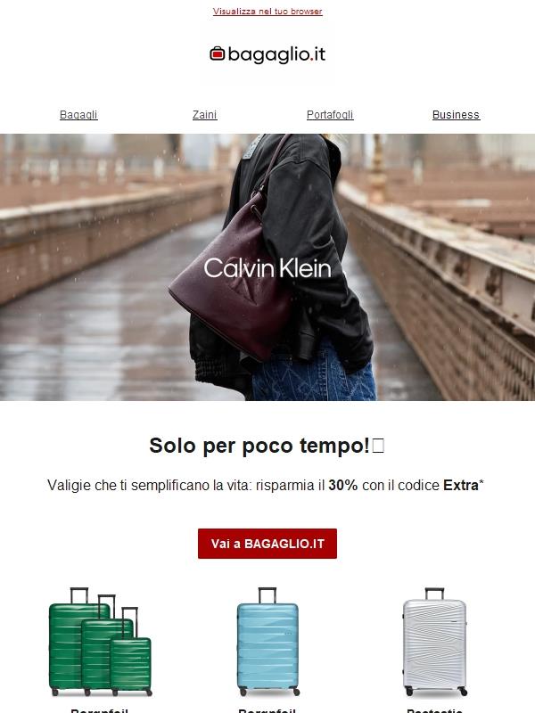 Solo per poco tempo!🧳