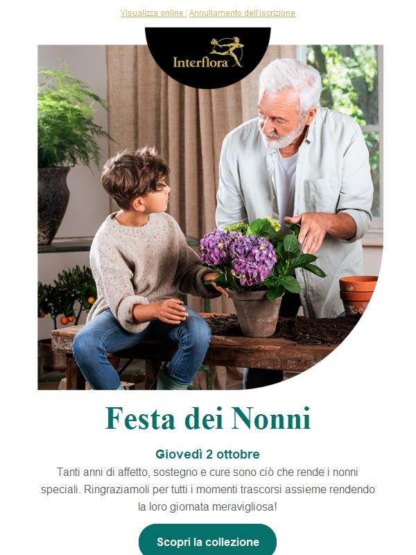 Festa dei Nonni : -10% per festeggiare!