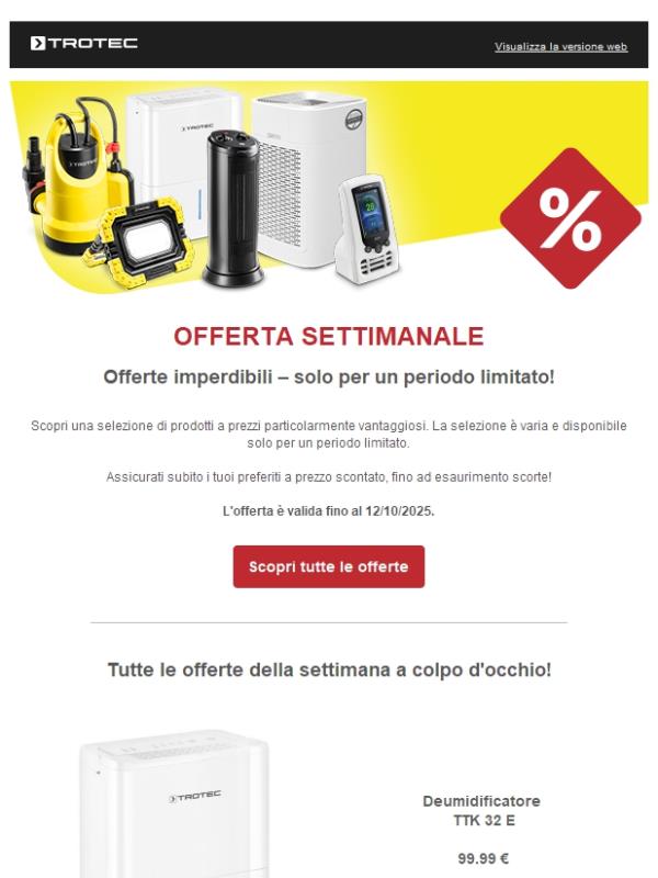 🔔 Nuove offerte della settimana: prodotti top a prezzo vantaggioso