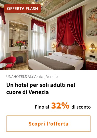 Un hotel per soli adulti nel cuore di Venezia