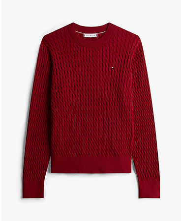 Pullover in maglia sottile intrecciata