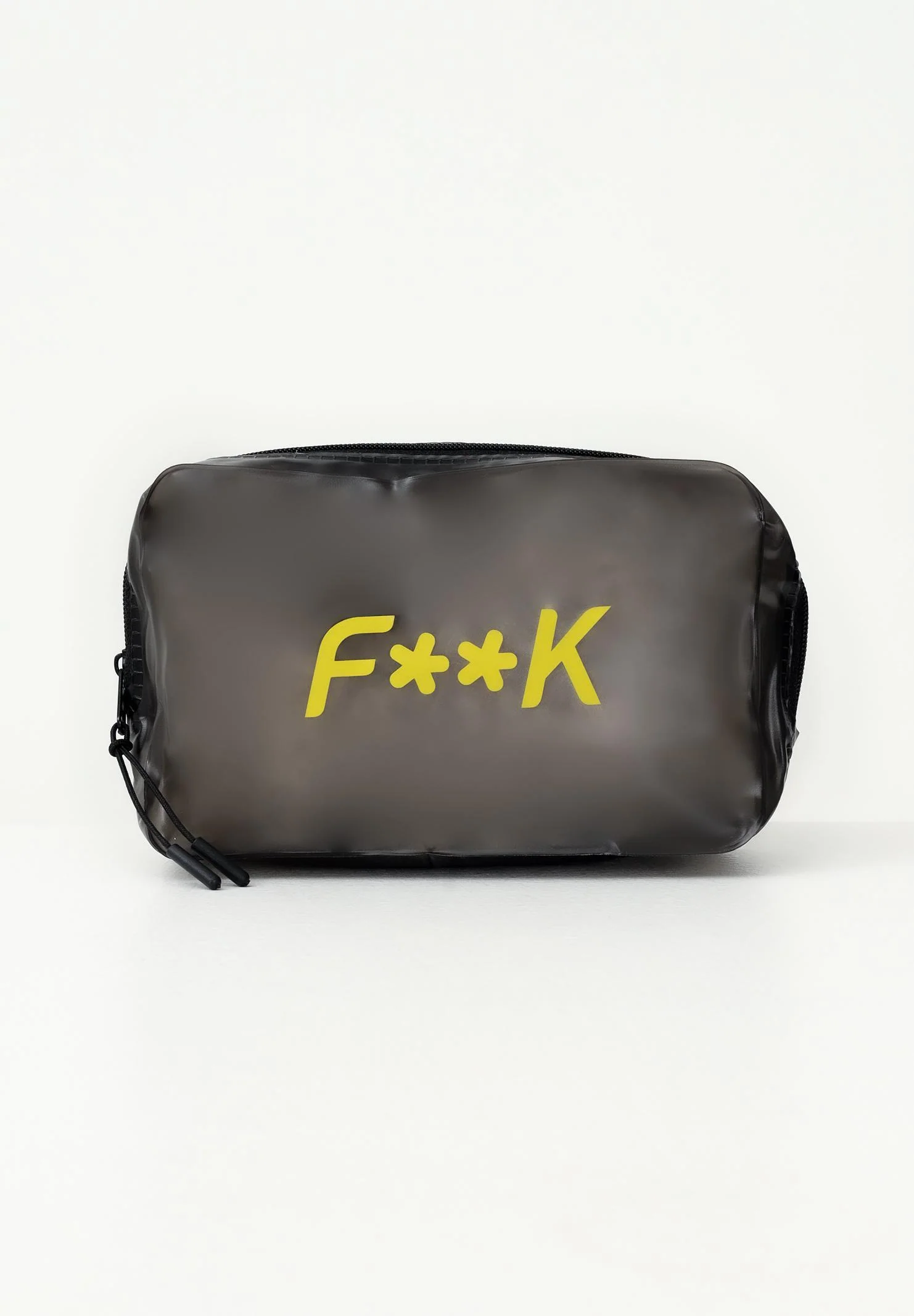 Image of F**K Astuccio nero da donna con stampa logo