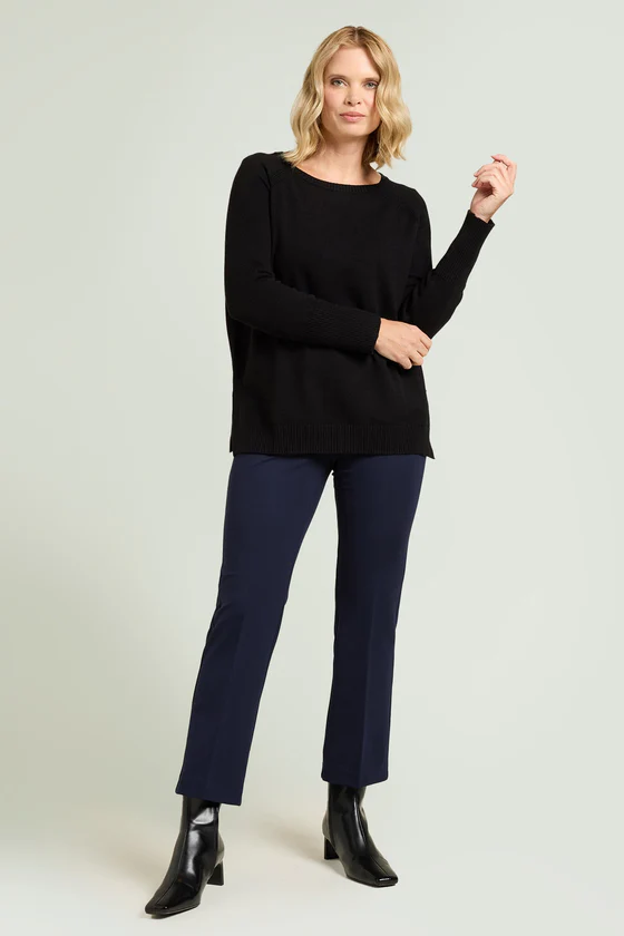PANTALONI NO-HIPS KICK FLARE IN PUNTO MILANO