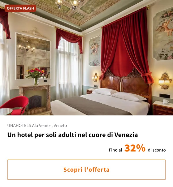 Un hotel per soli adulti nel cuore di Venezia