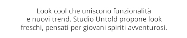 Novità Studio Untold
