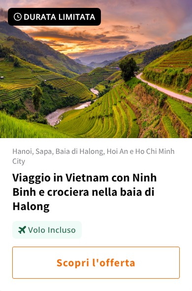 Viaggio in Vietnam con Ninh Binh e crociera nella baia di Halong