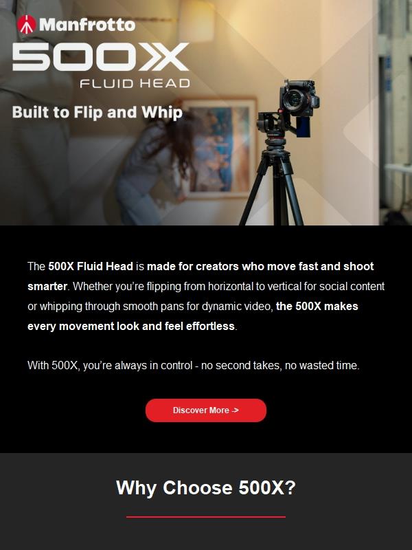 Move Fast and Shoot Smarter with the 500X