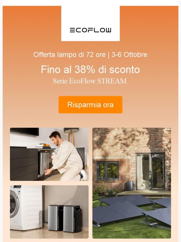⚡ L’offerta lampo di 72 ore inizia ora!