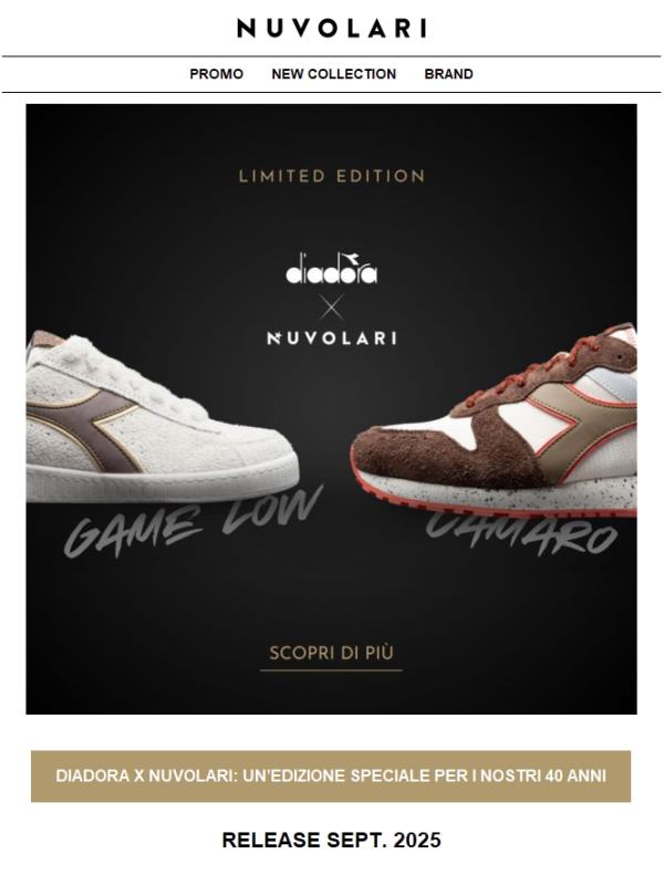 🔥 Diadora X Nuvolari – La Limited Edition è arrivata!