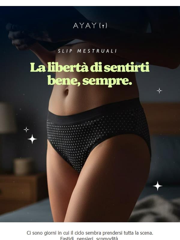 Dimentica di averla. Vivi il tuo ciclo con leggerezza 🌸